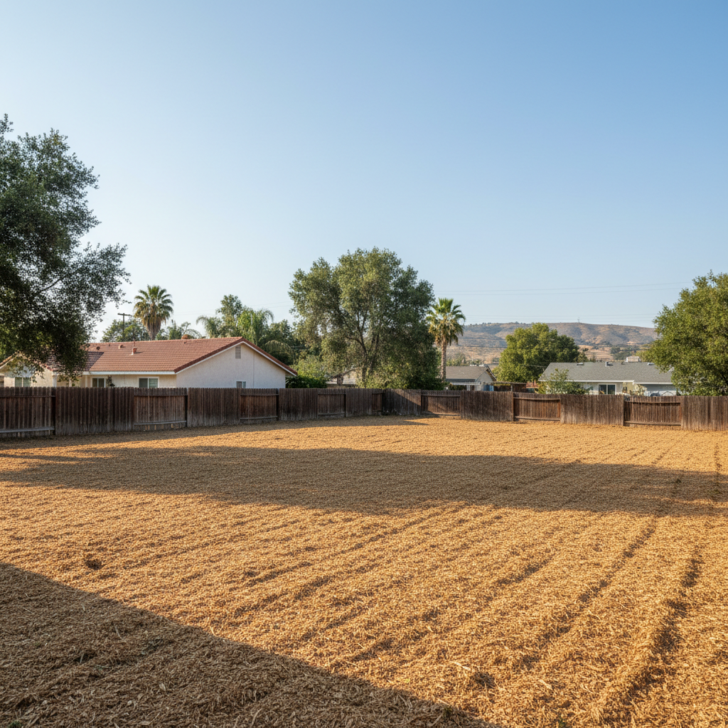 Completed lot clearing work at a residential property in Lynwood, CA
