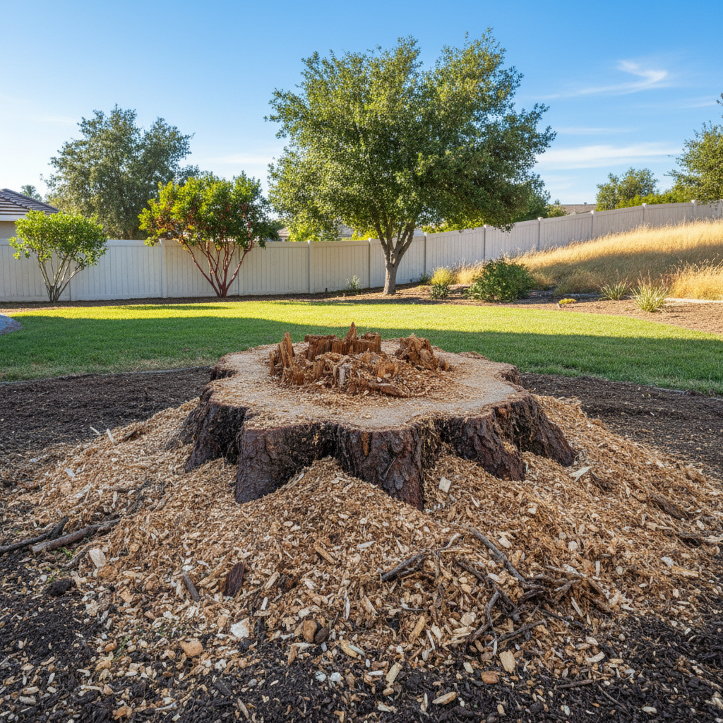 Completed tree health & care work at a residential property in Fairfield, CA