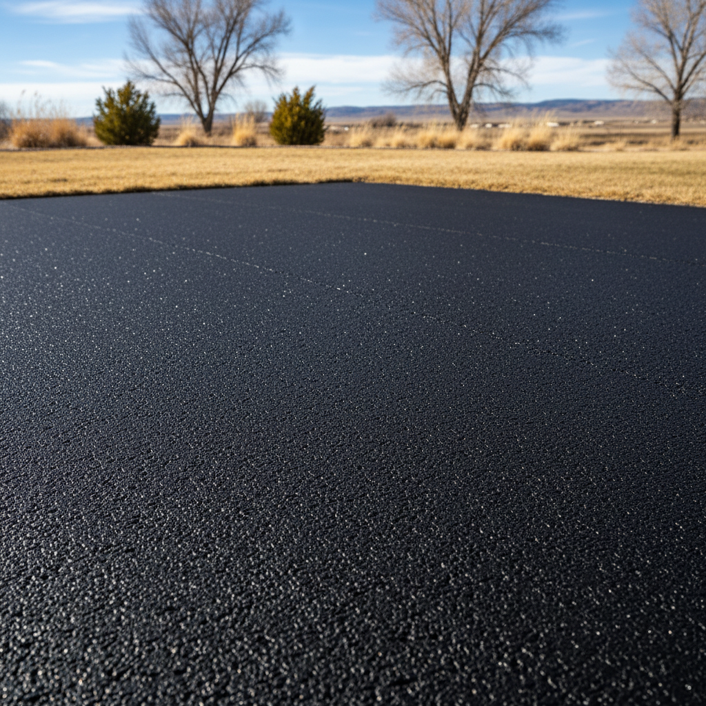 Completed residential asphalt work at a residential property in Greeley, CO