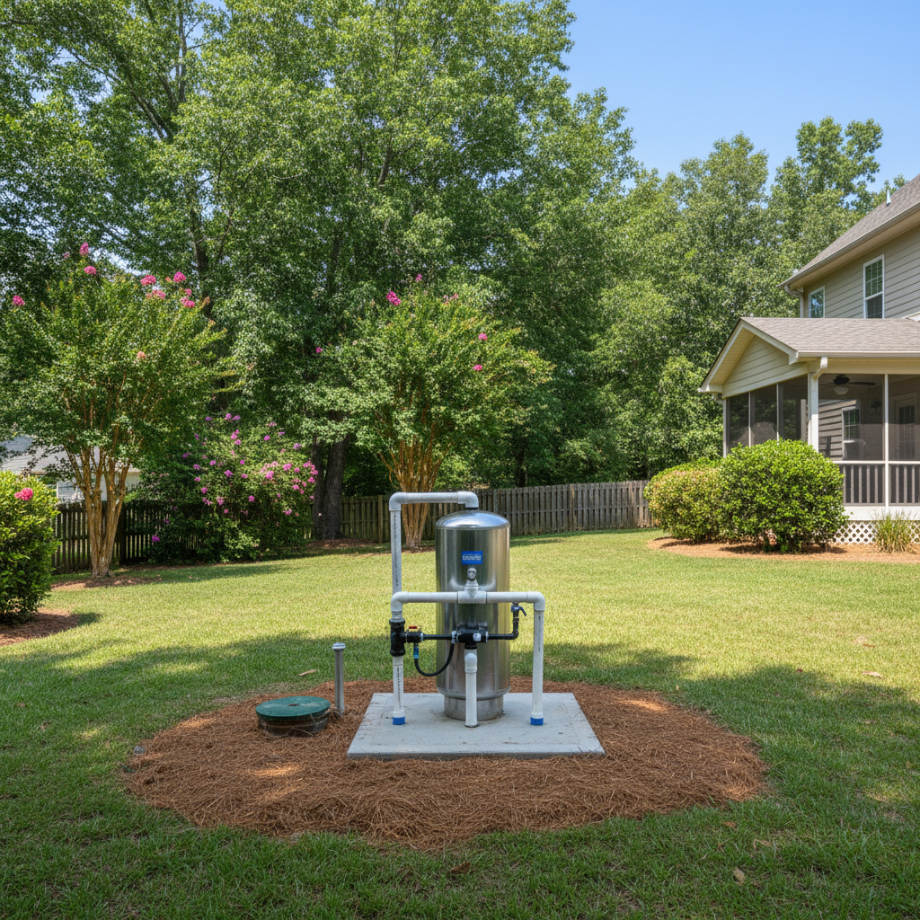 Completed pump repair work at a residential property in Summerville, SC