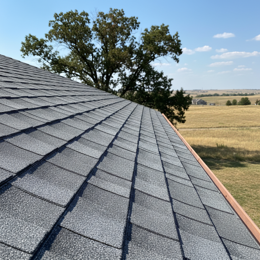 Completed new construction roofing work at a residential property in Sioux Falls, SD