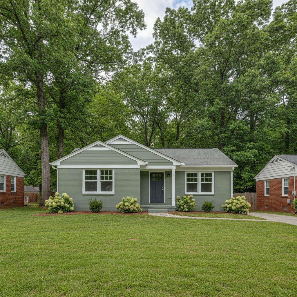 Completed interior painting work at a residential property in Oak Ridge, TN