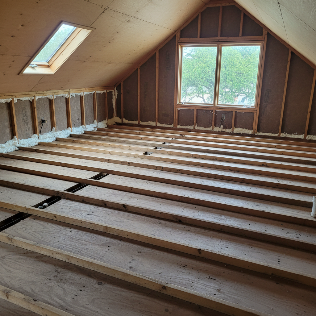 Completed insulation removal work at a residential property in Mansfield, TX