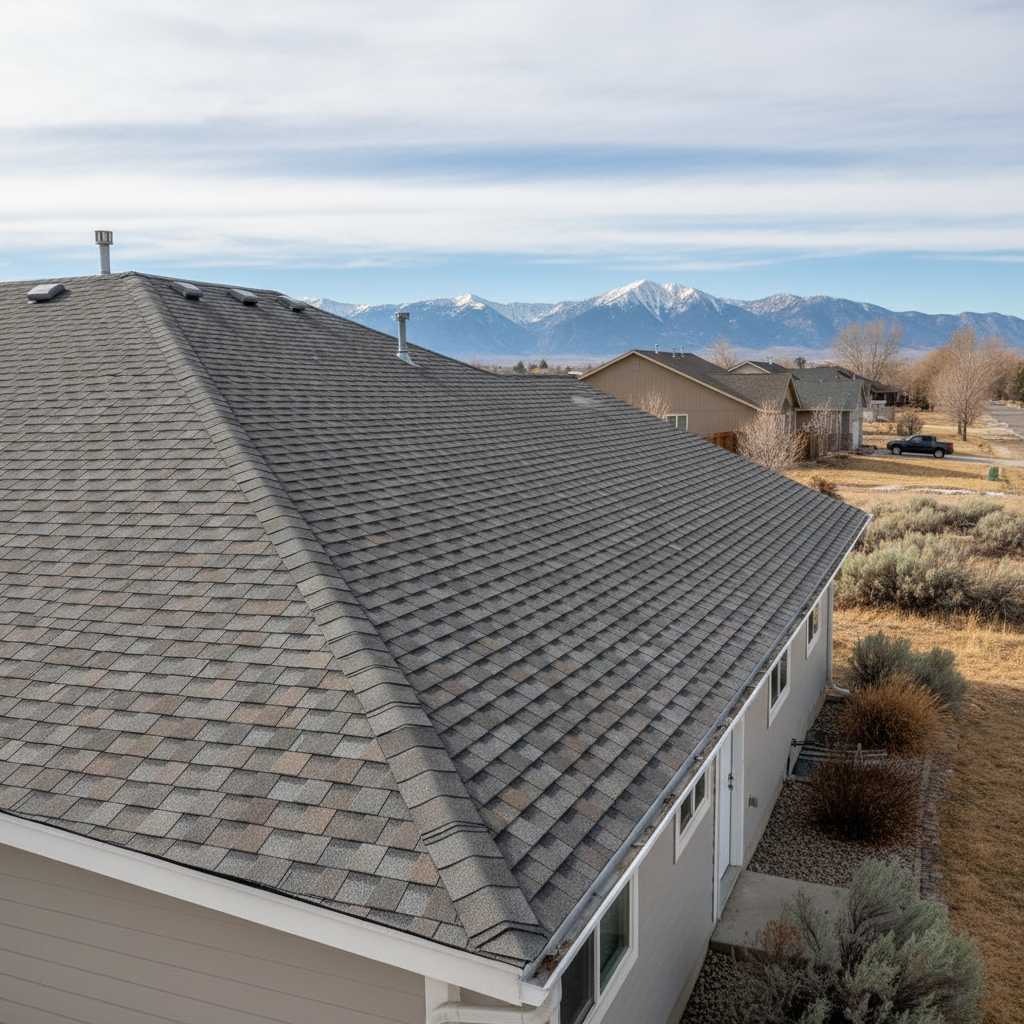Completed new construction roofing work at a residential property in Kearns, UT