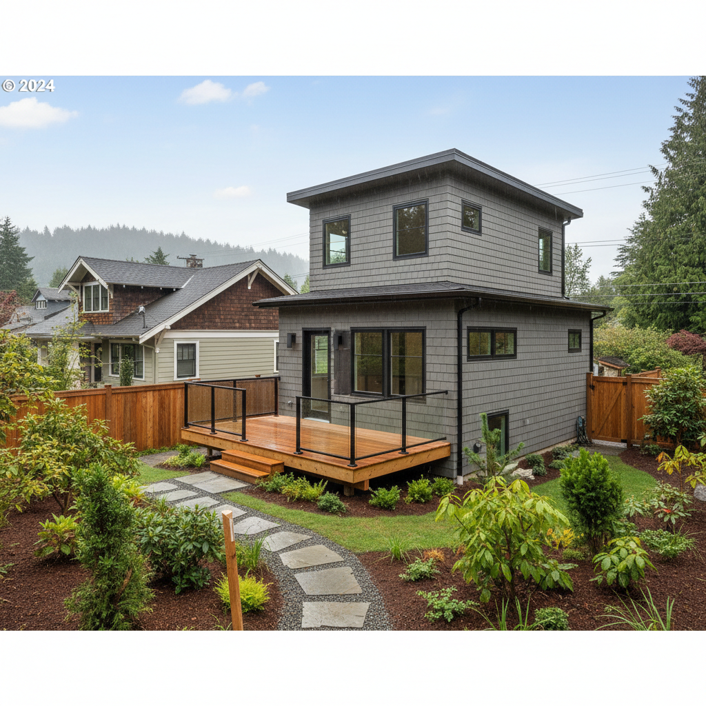 Completed adu design work at a residential property in Seattle, WA