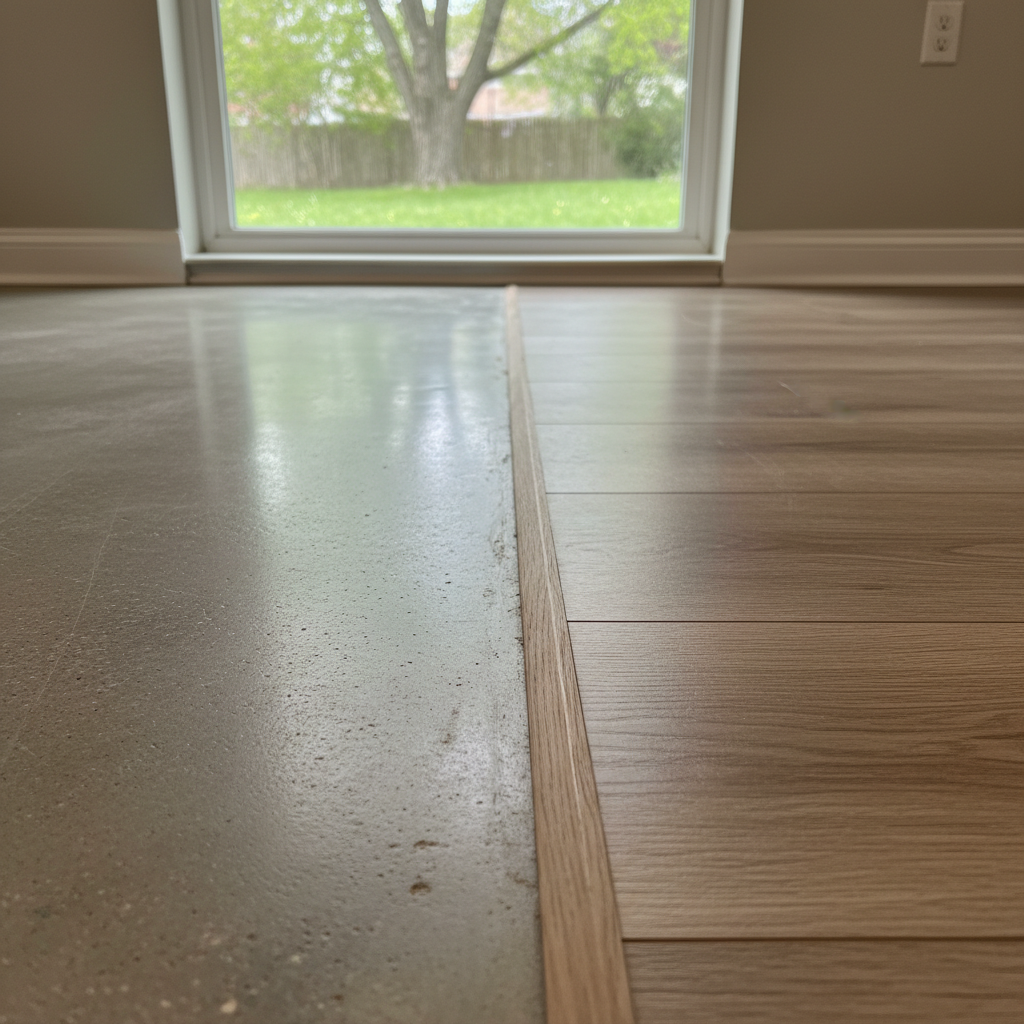 Completed water extraction services work at a residential property in Washington, DC