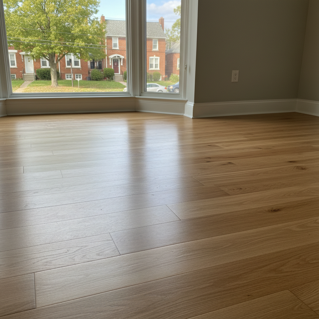 Completed water extraction services work at a residential property in Washington, DC
