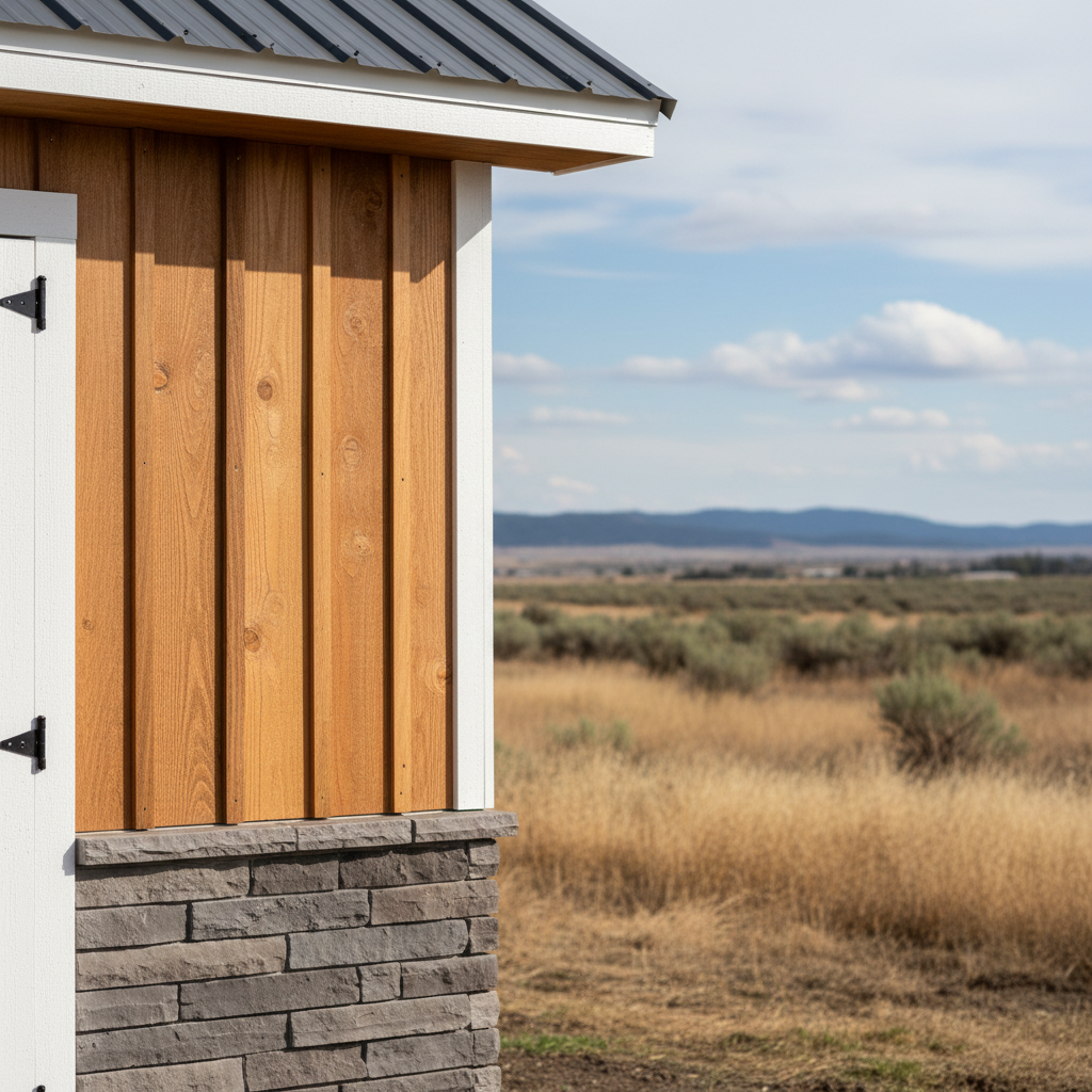 Completed garage design & building work at a residential property in Moses Lake, WA