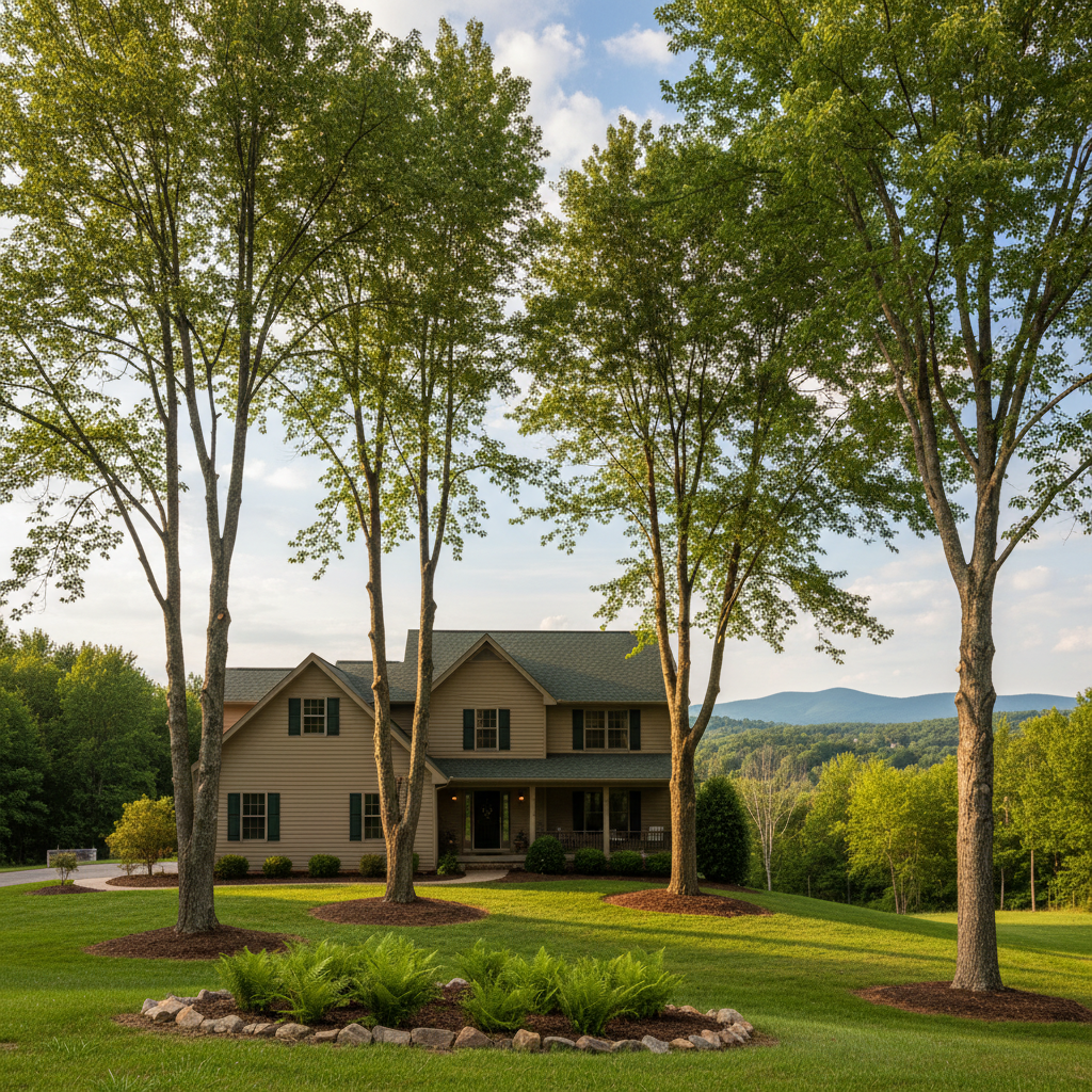 Completed tree health & care work at a residential property in Morgantown, WV