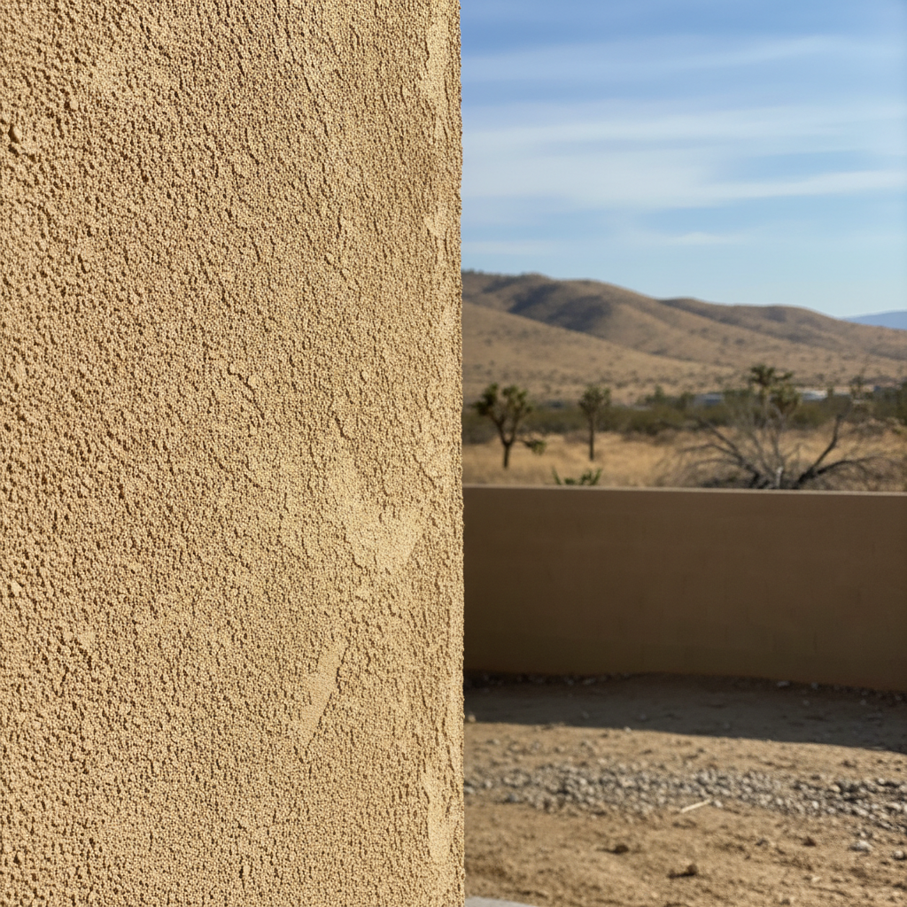 Completed stucco redashing work at a residential property in Lancaster, CA