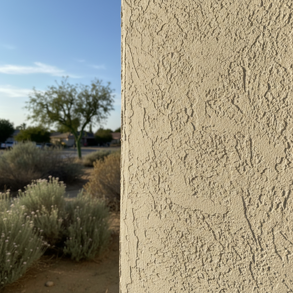 Completed stucco inspection work at a residential property in Riverside, CA