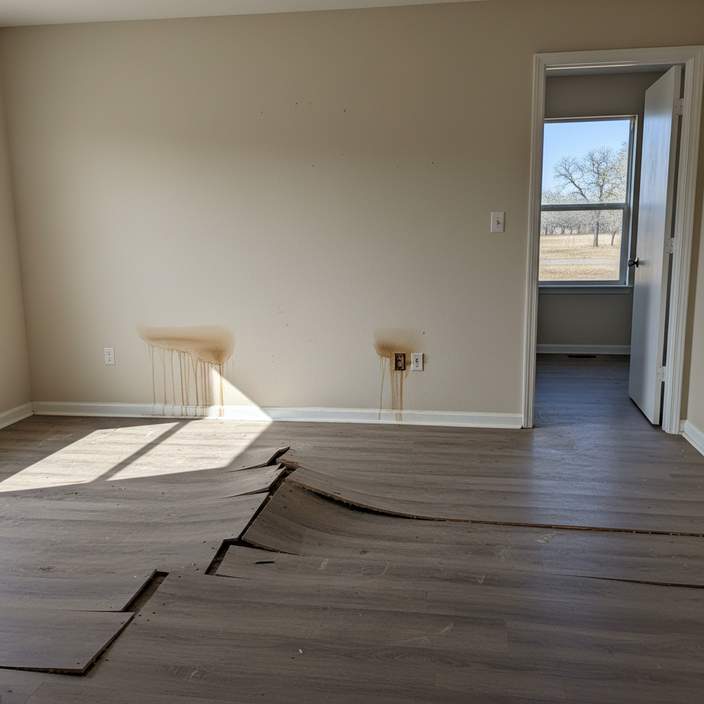 Hardwood Floor Water Damage Restoration in Duncanville