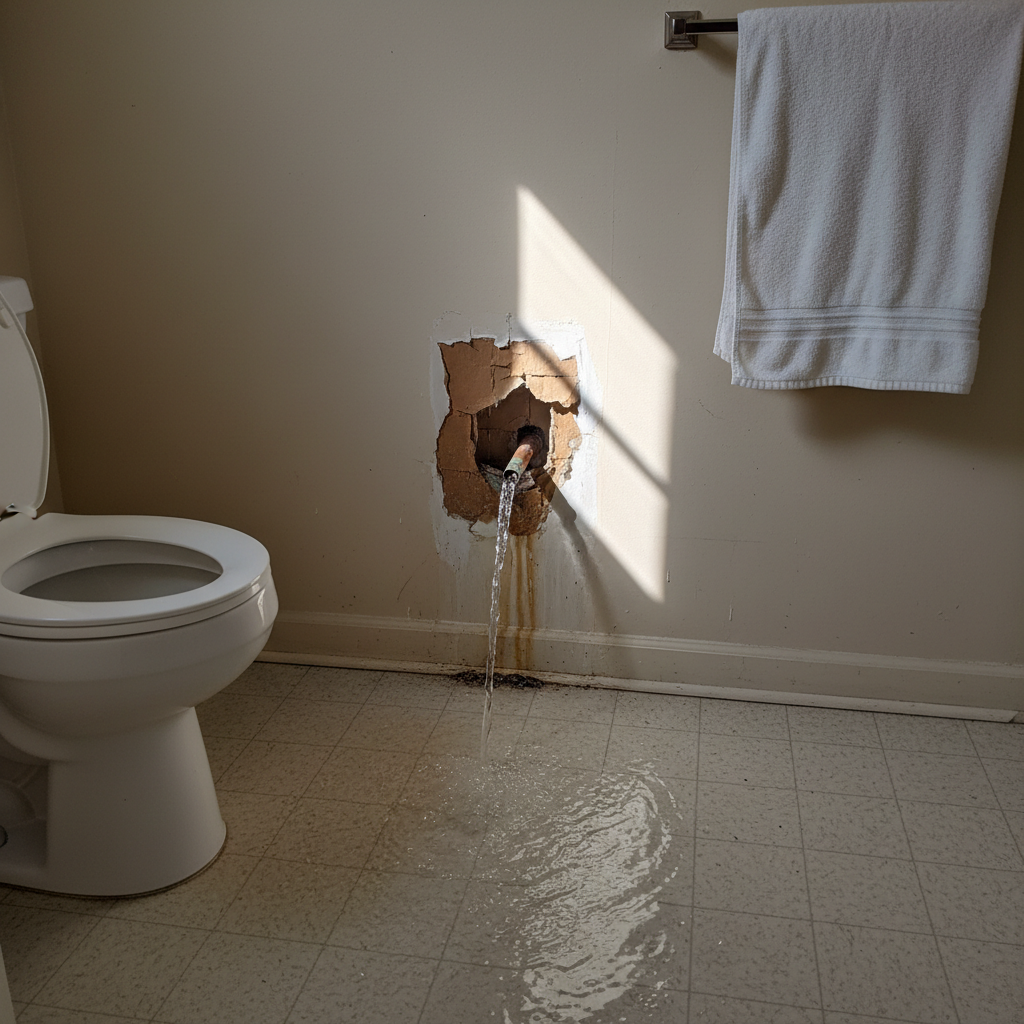 Burst Pipe Repair and Cleanup