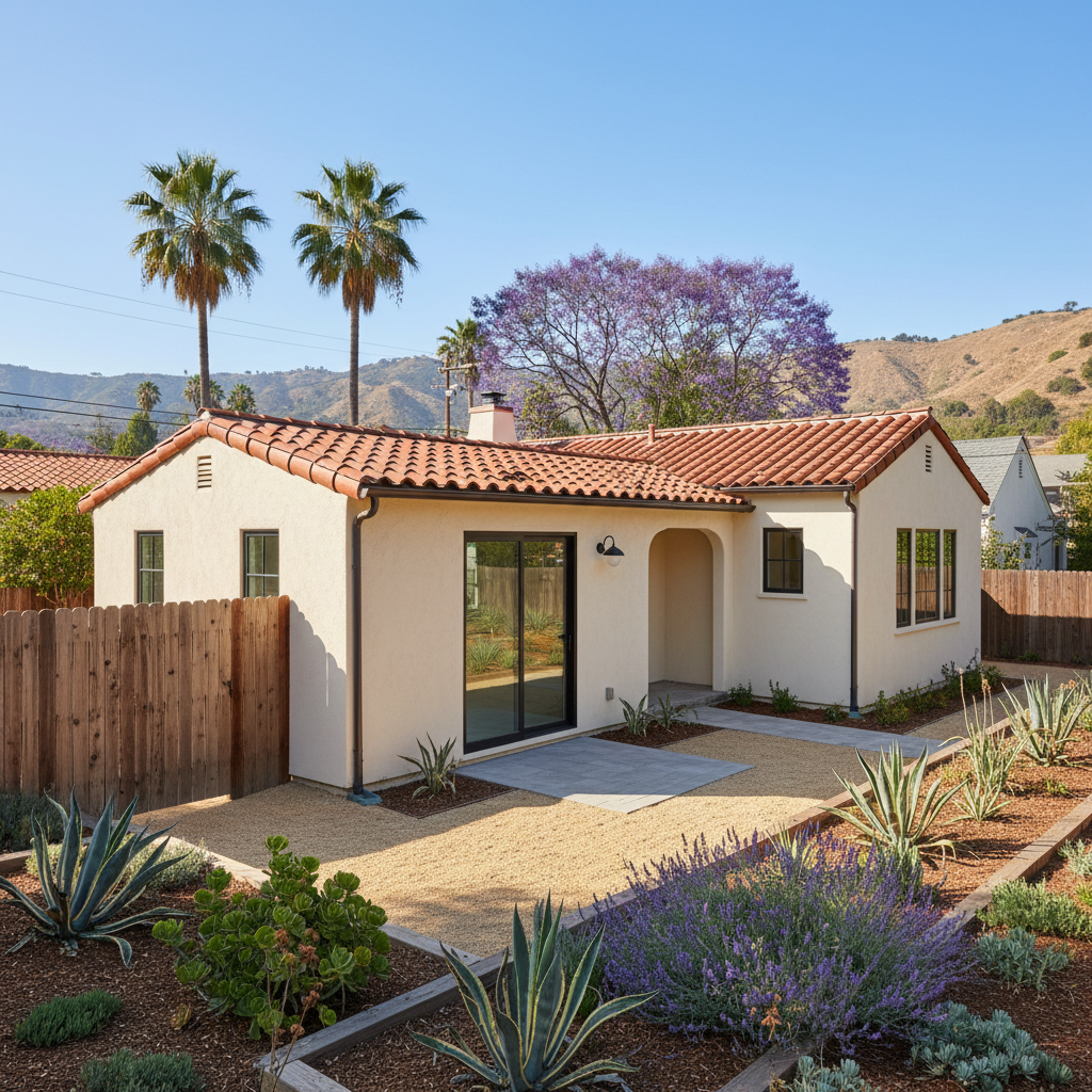 Completed attached adu work at a residential property in Los Angeles, CA
