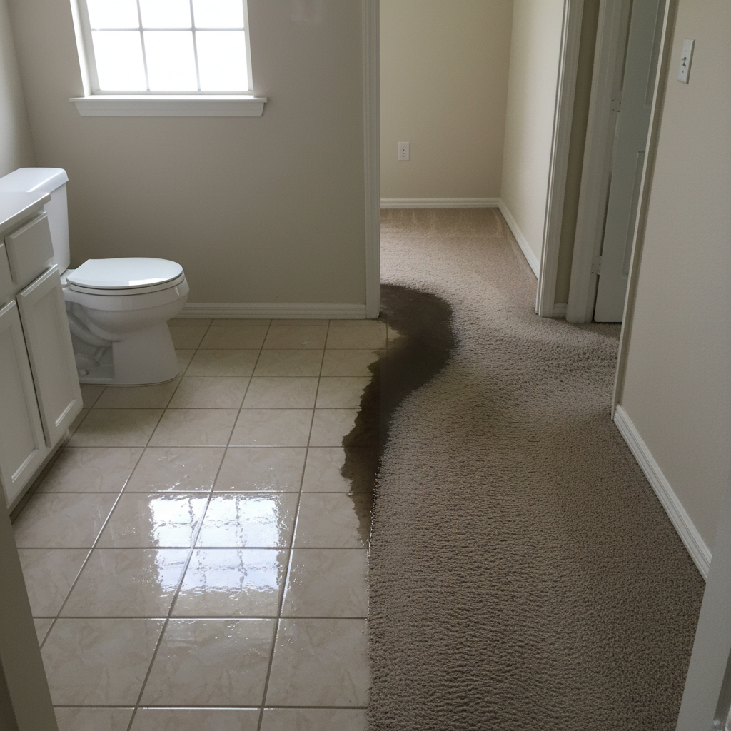 Toilet Overflow Cleanup