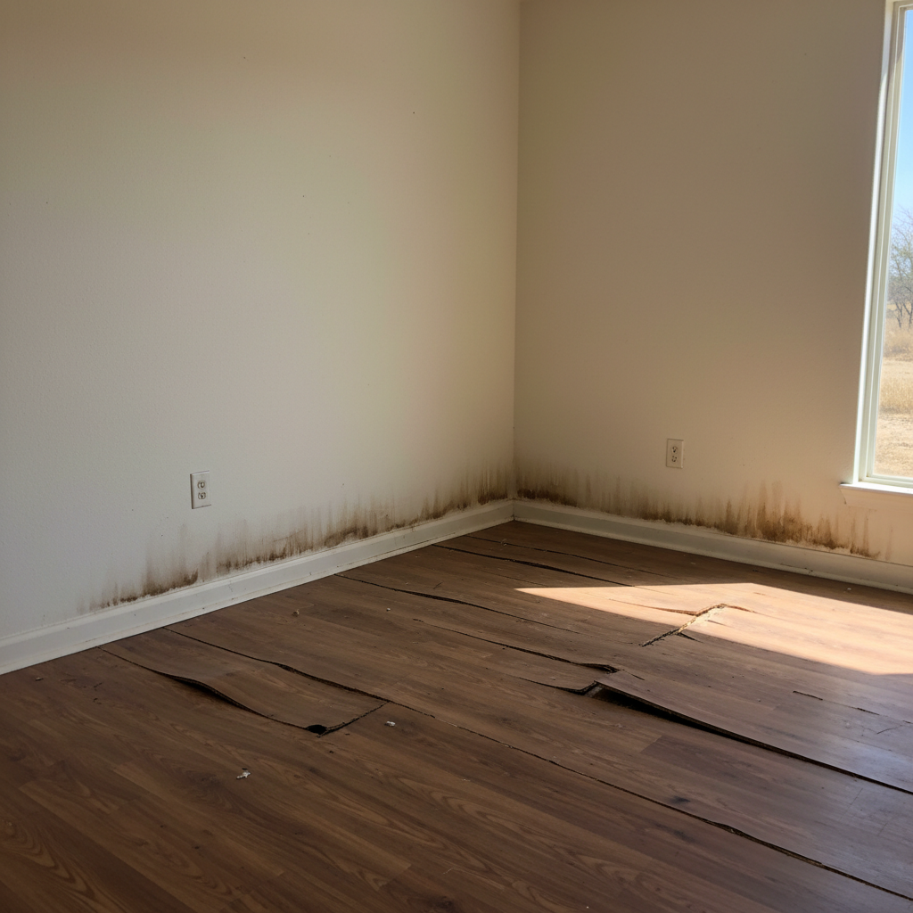 Water damage-related mold removal
