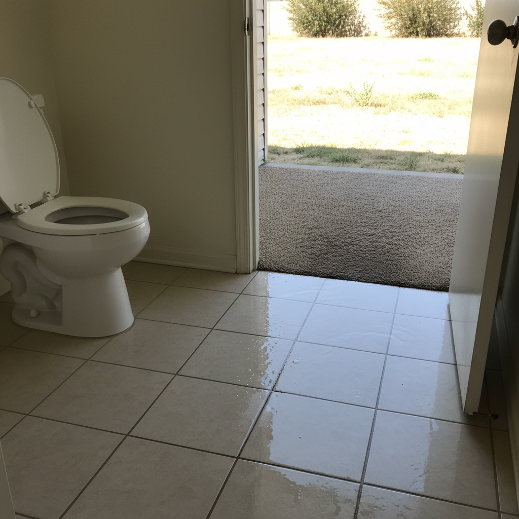 Toilet Overflow Cleanup