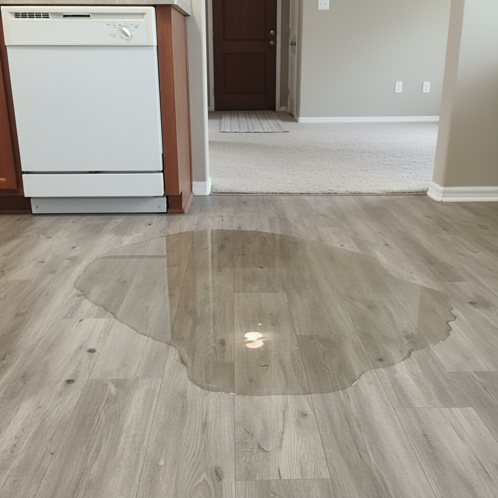 Appliance Leak Cleanup