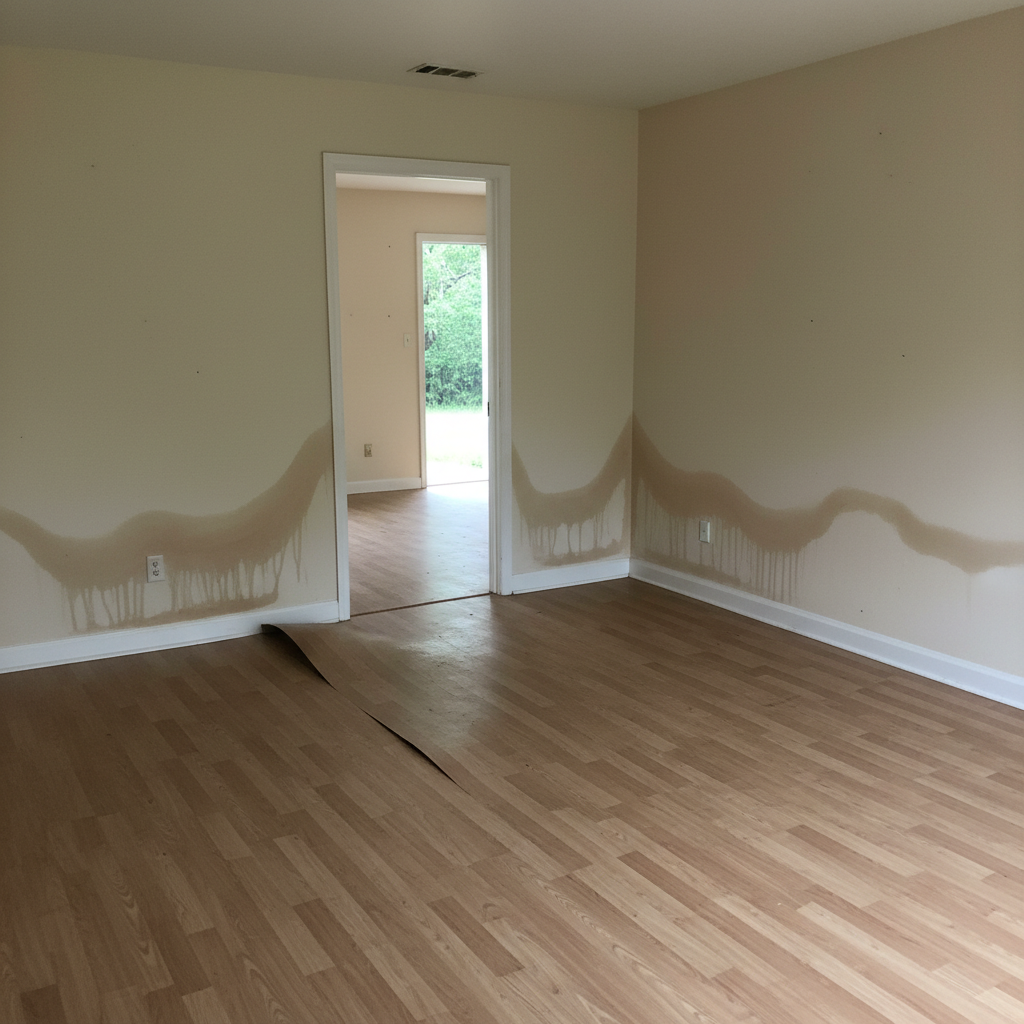 Ceiling Water Damage Repair in Fate