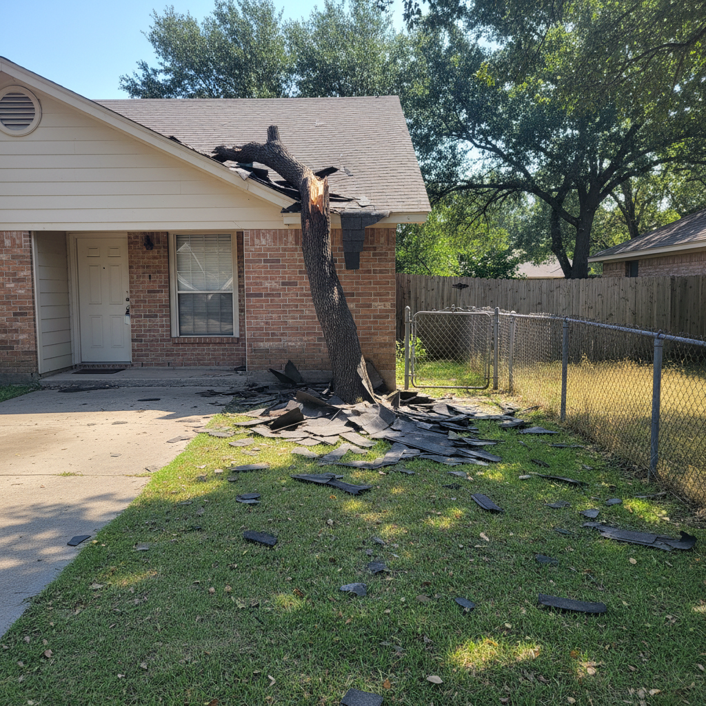 Storm Damage Restoration in Fate
