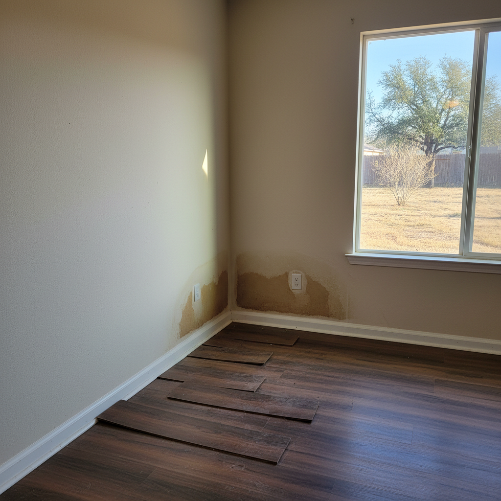 Water damage-related mold removal