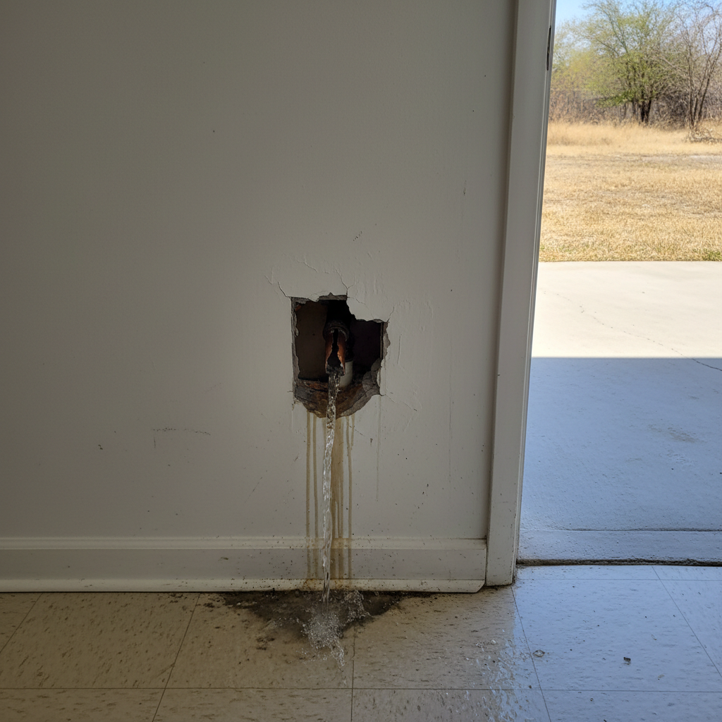 Burst Pipe Repair and Cleanup