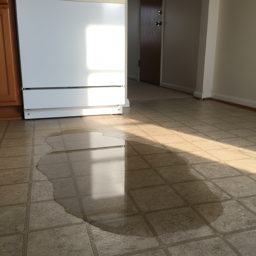Appliance Leak Cleanup