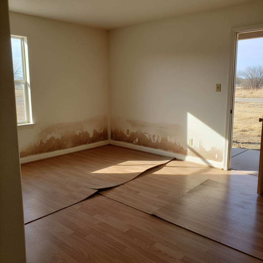 Water damage-related mold removal