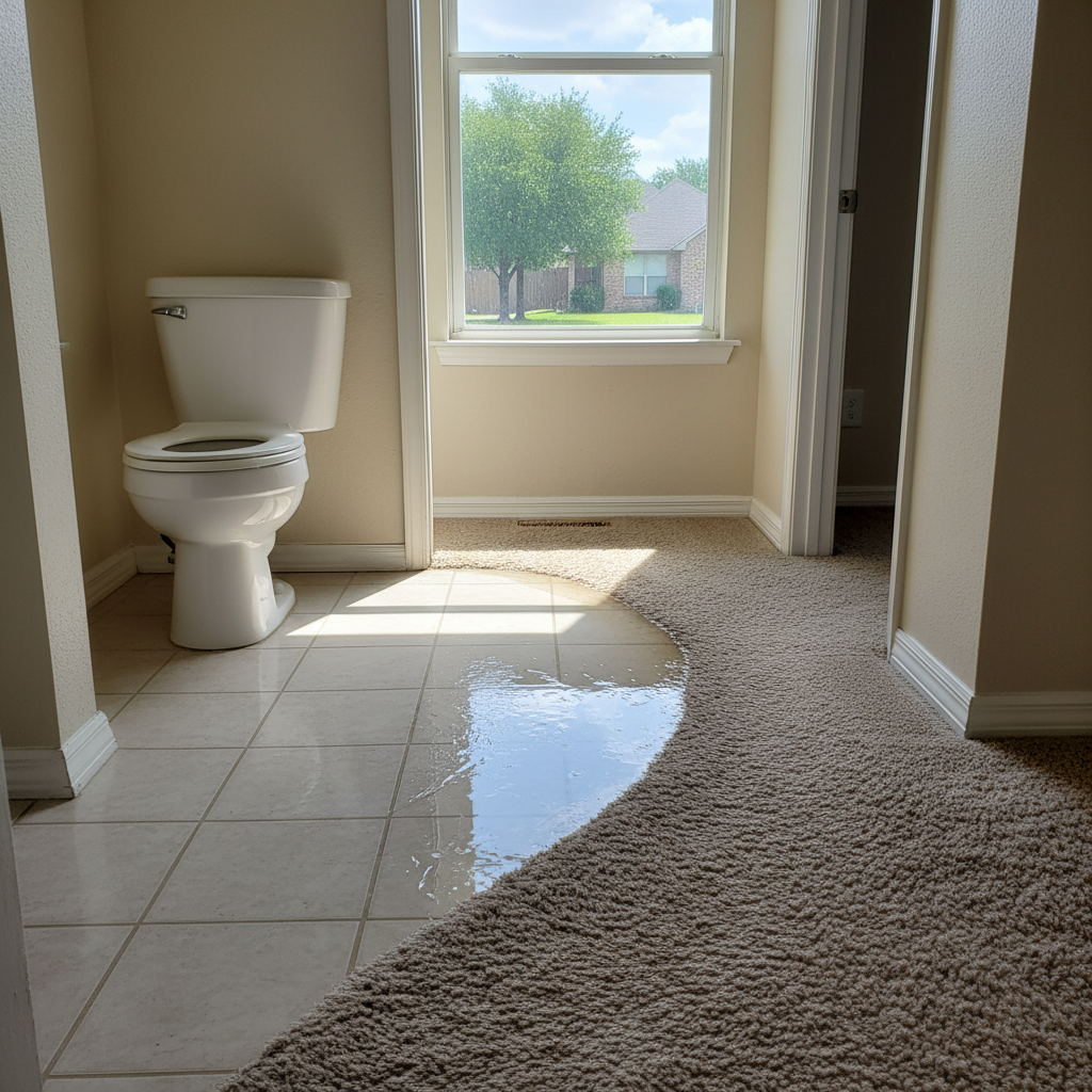 Toilet Overflow Cleanup