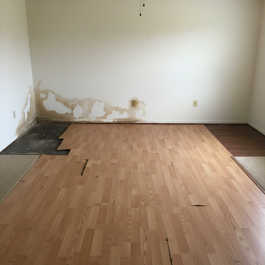 Hardwood Floor Water Damage Restoration
