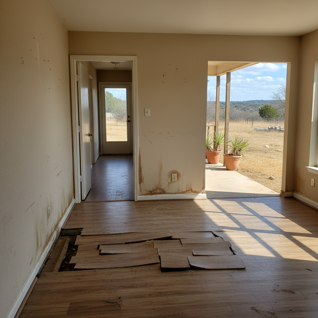 Hardwood Floor Water Damage Restoration