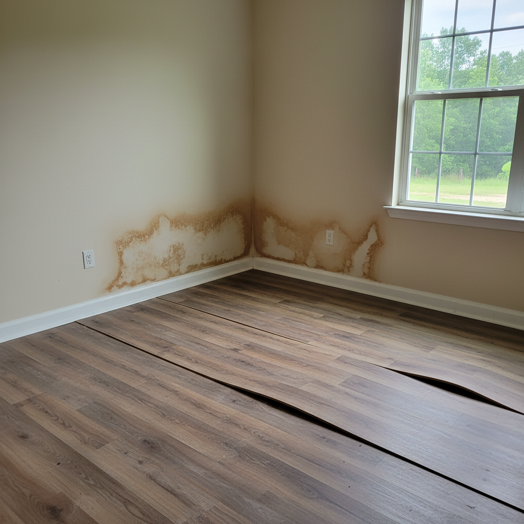 Water damage-related mold removal