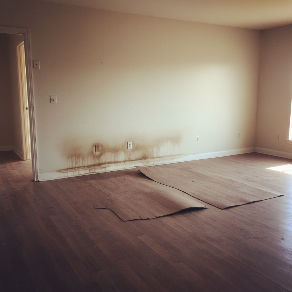 Water damage-related mold removal
