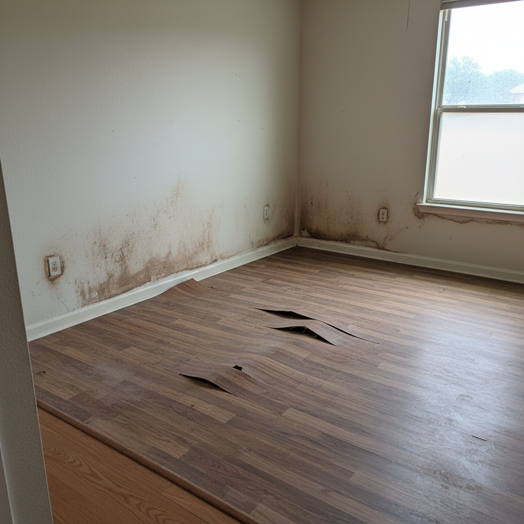 Roof Leak Water Damage Repair