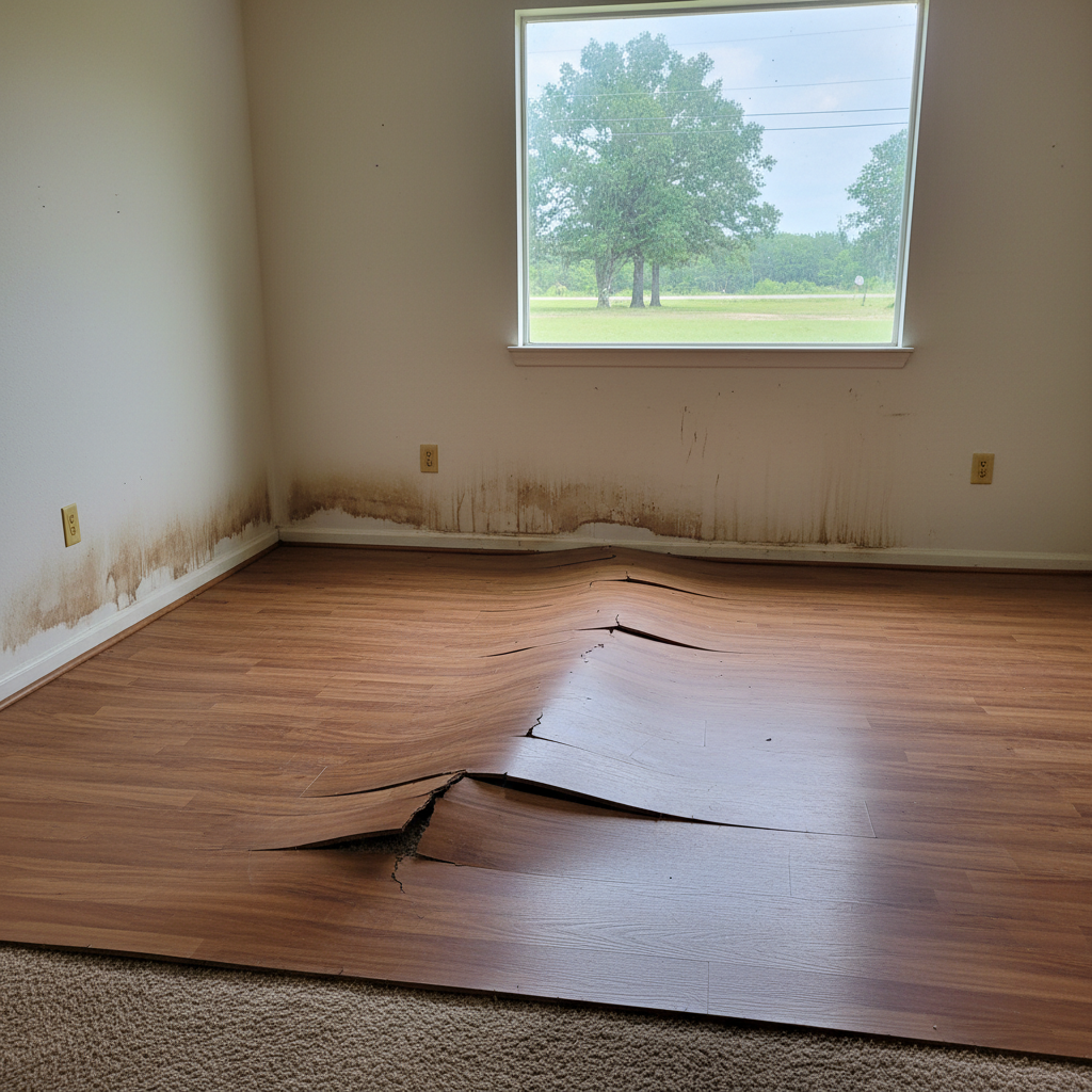 Hardwood Floor Water Damage Restoration