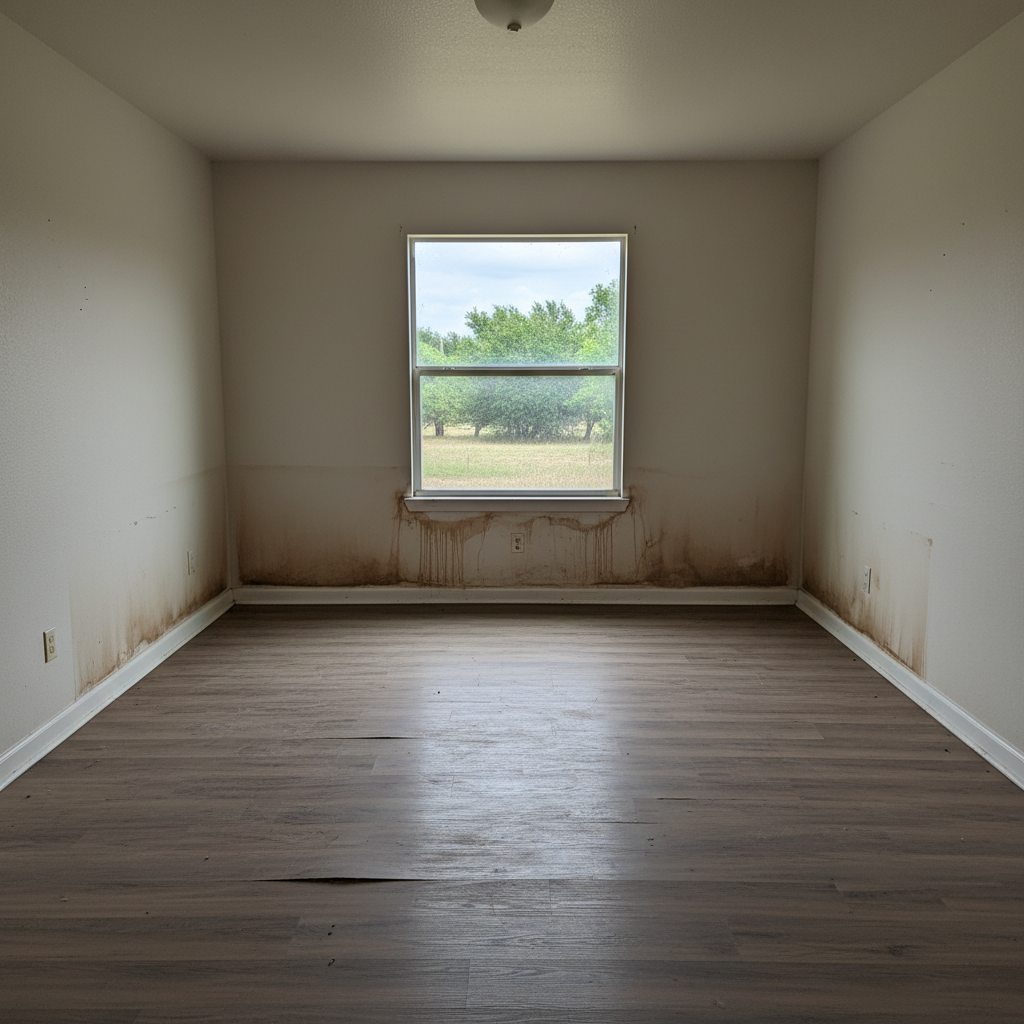 Water damage-related mold removal in Hurst
