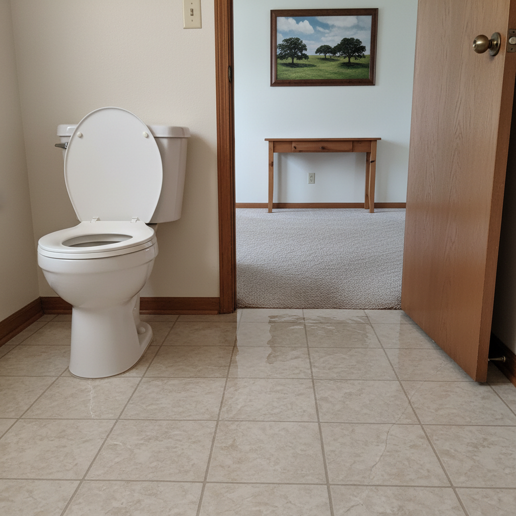 Toilet Overflow Cleanup in Hurst