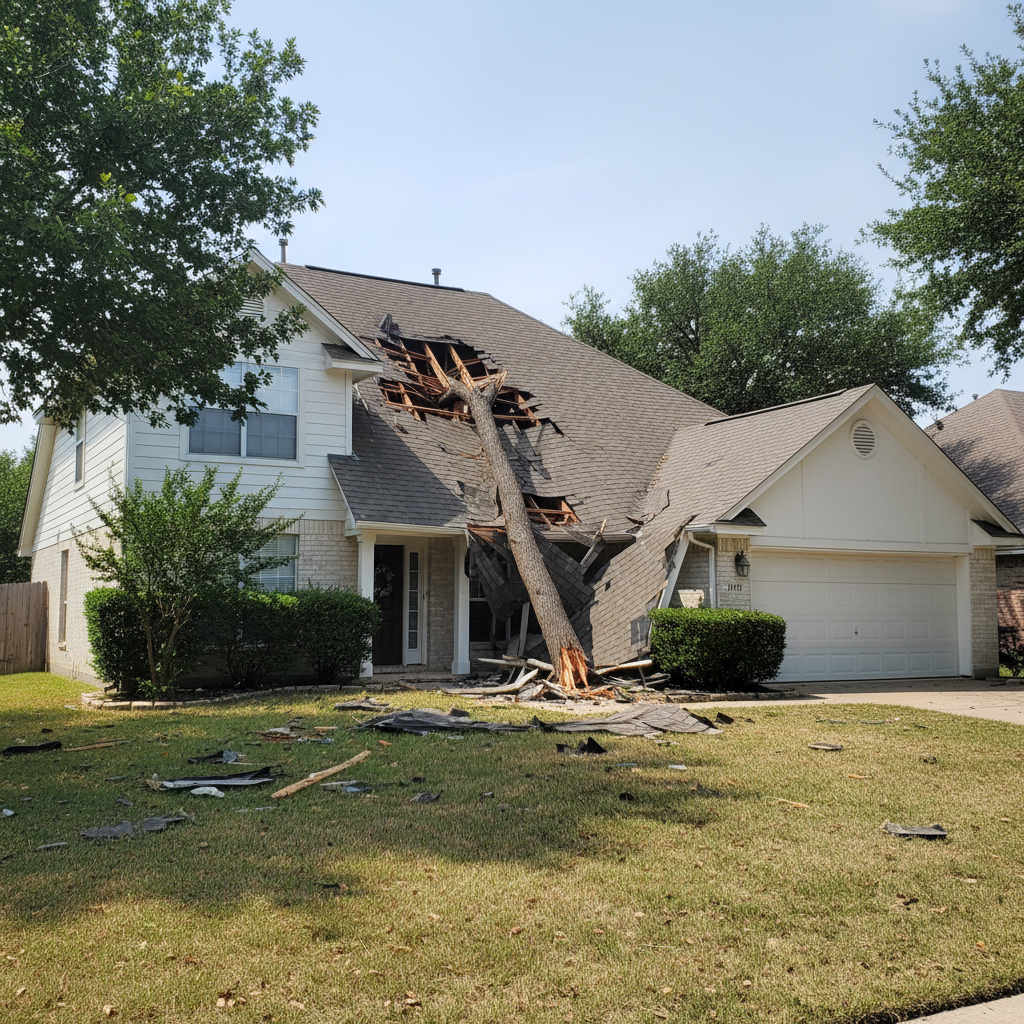 Storm Damage Restoration in Hurst