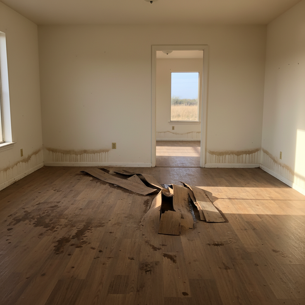 Water damage-related mold removal