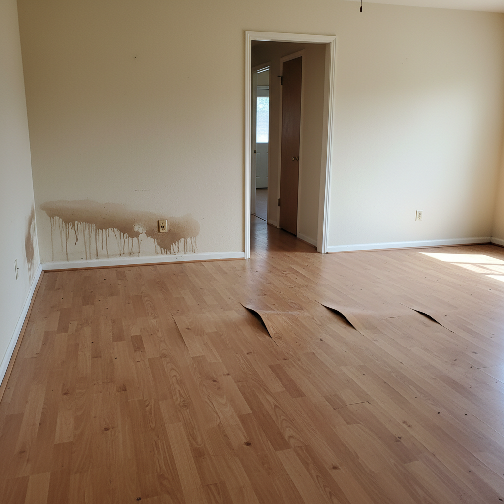 Roof Leak Water Damage Repair