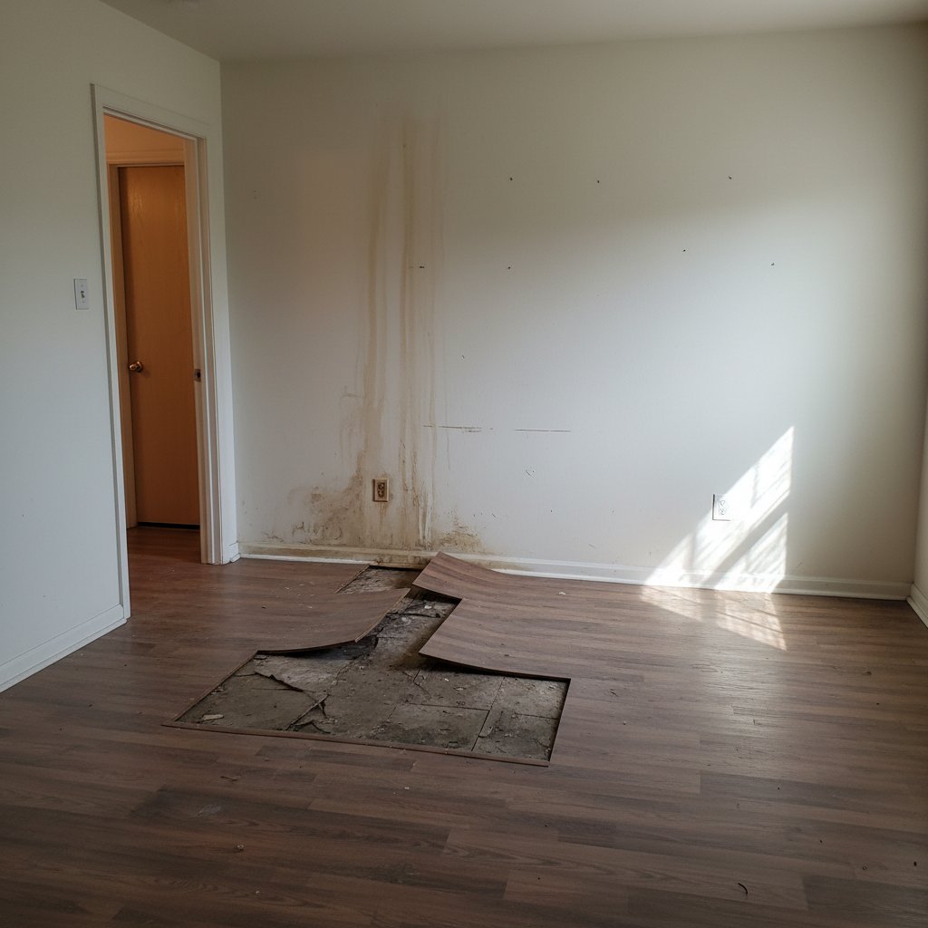 Water damage-related mold removal