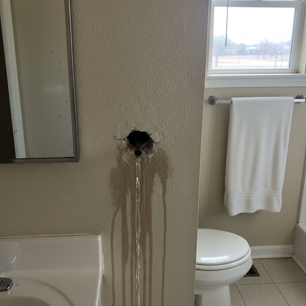 Burst Pipe Repair and Cleanup