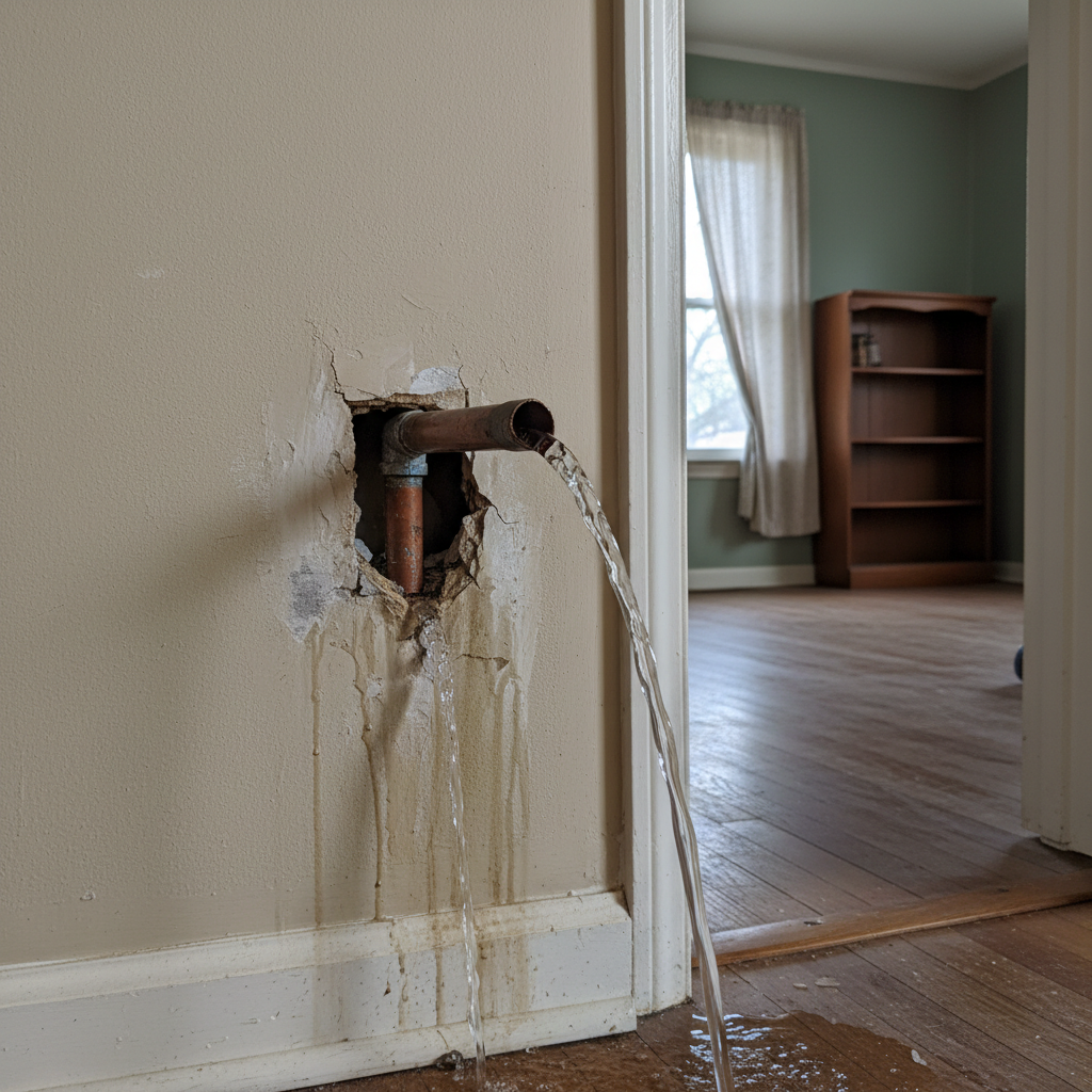 Burst Pipe Repair and Cleanup in Jbsa Lackland