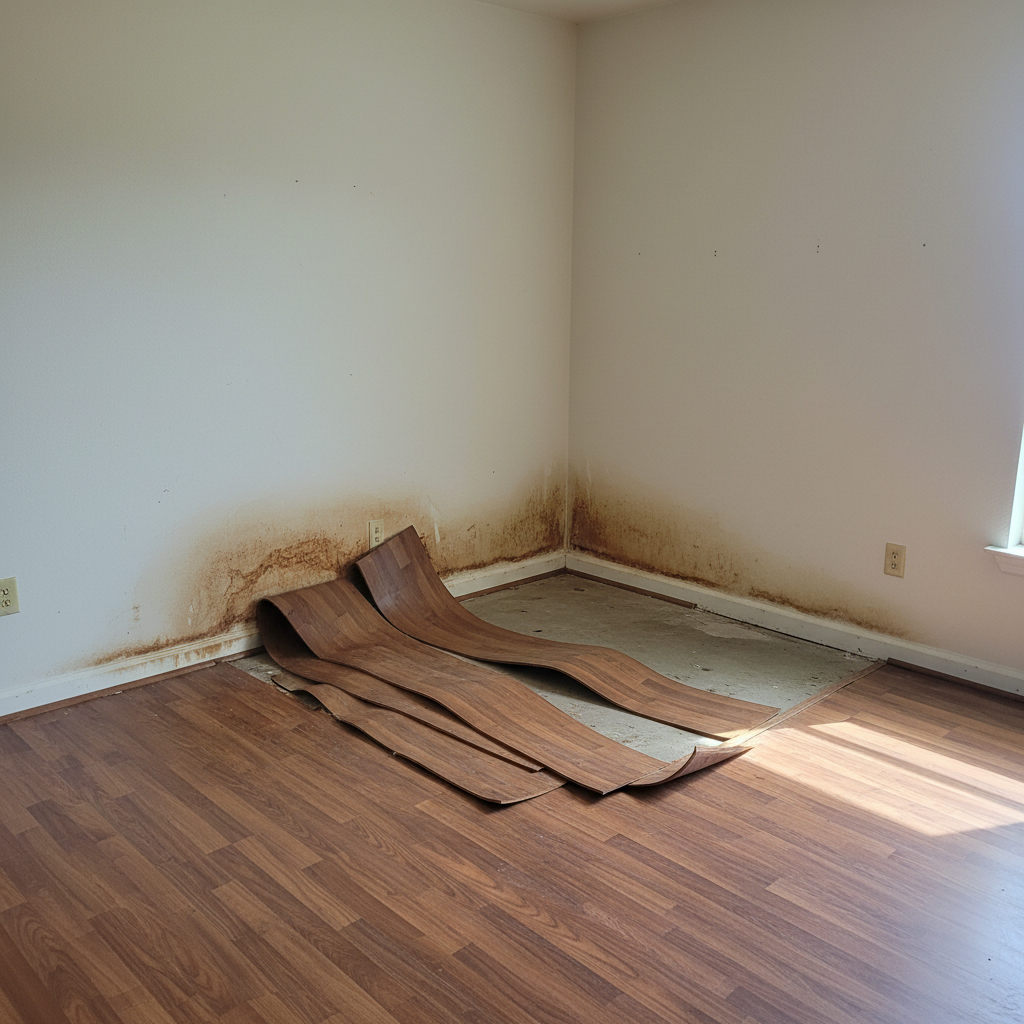 Water damage-related mold removal