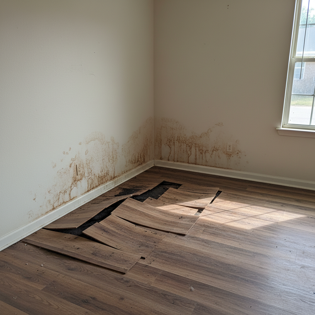 Roof Leak Water Damage Repair