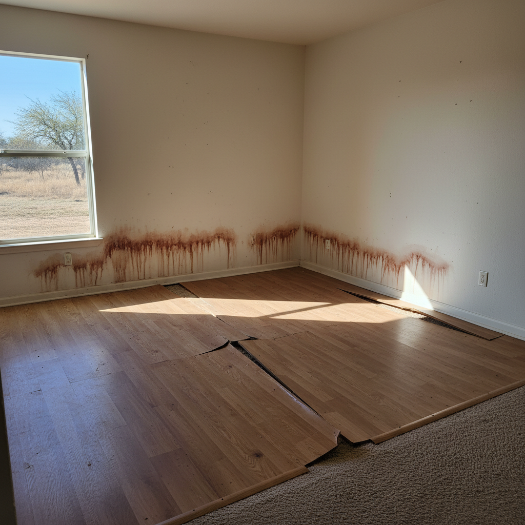 Water damage-related mold removal