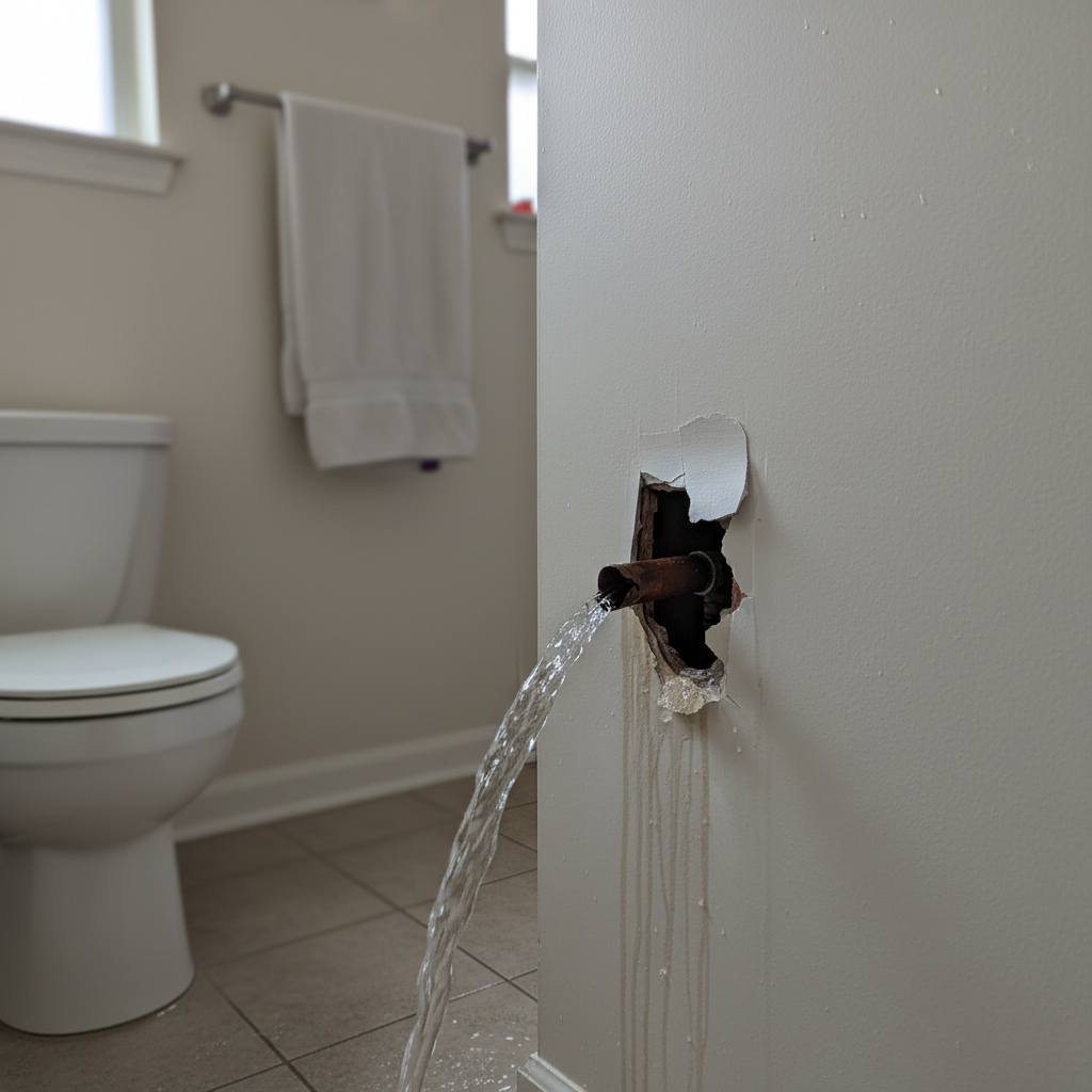 Burst Pipe Repair and Cleanup