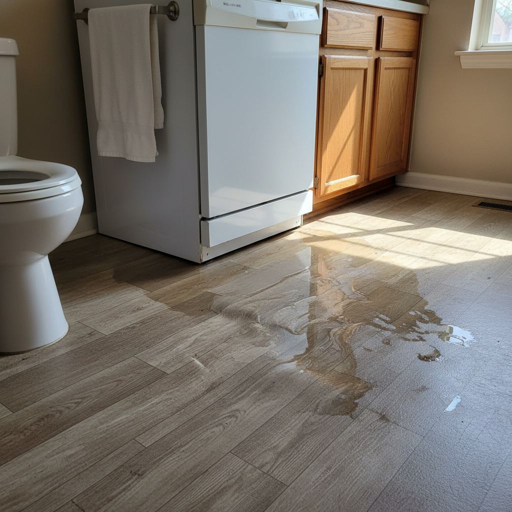 Appliance Leak Cleanup