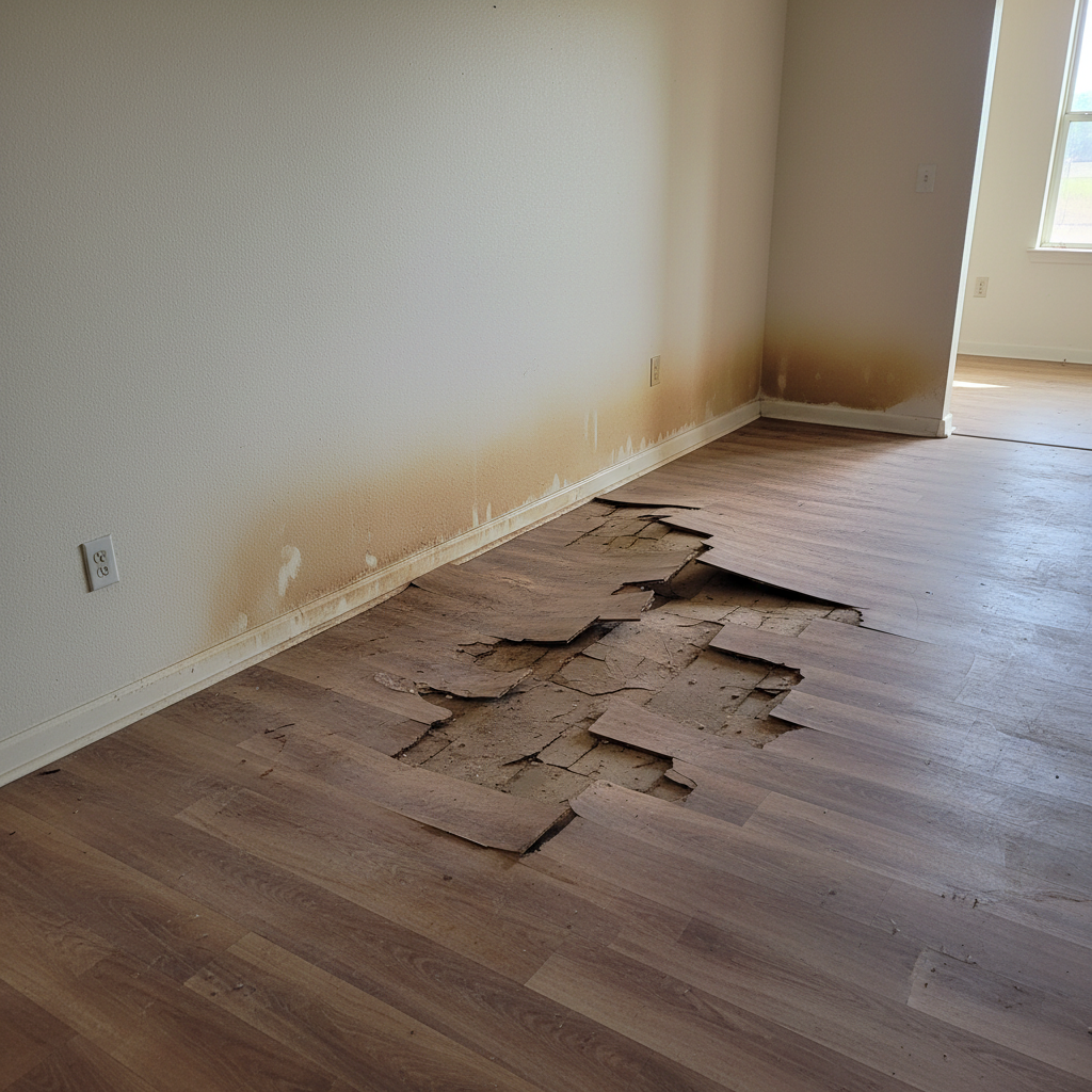 Water damage-related cleanup & repair