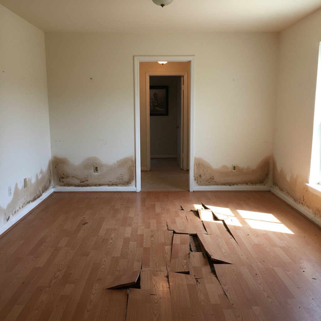 Hardwood Floor Water Damage Restoration